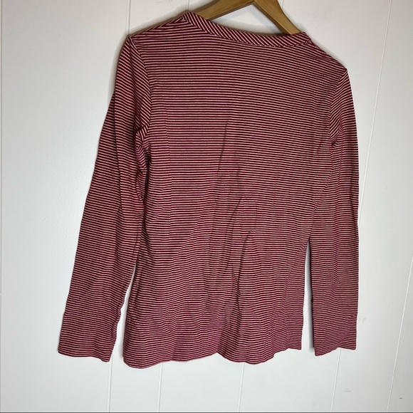 Lacoste Button Up Cardigan Stripe Swetaer Sz 38 - Picture 2 of 7